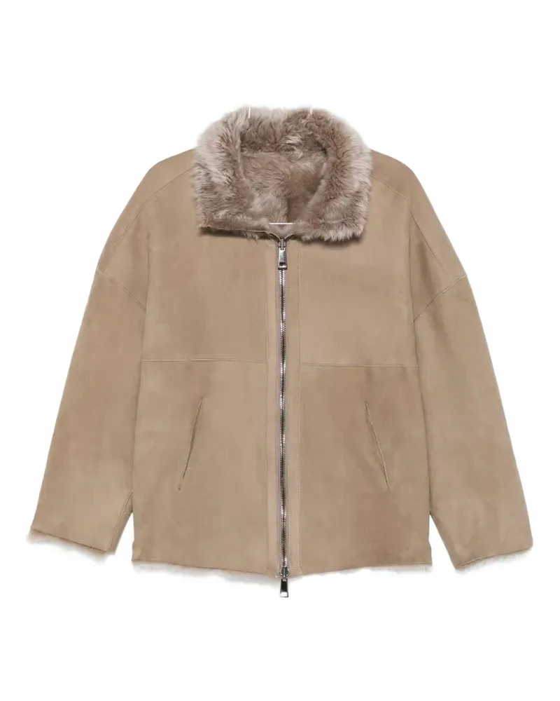 Giorgio Brato zip-up jacket - Nude Nude