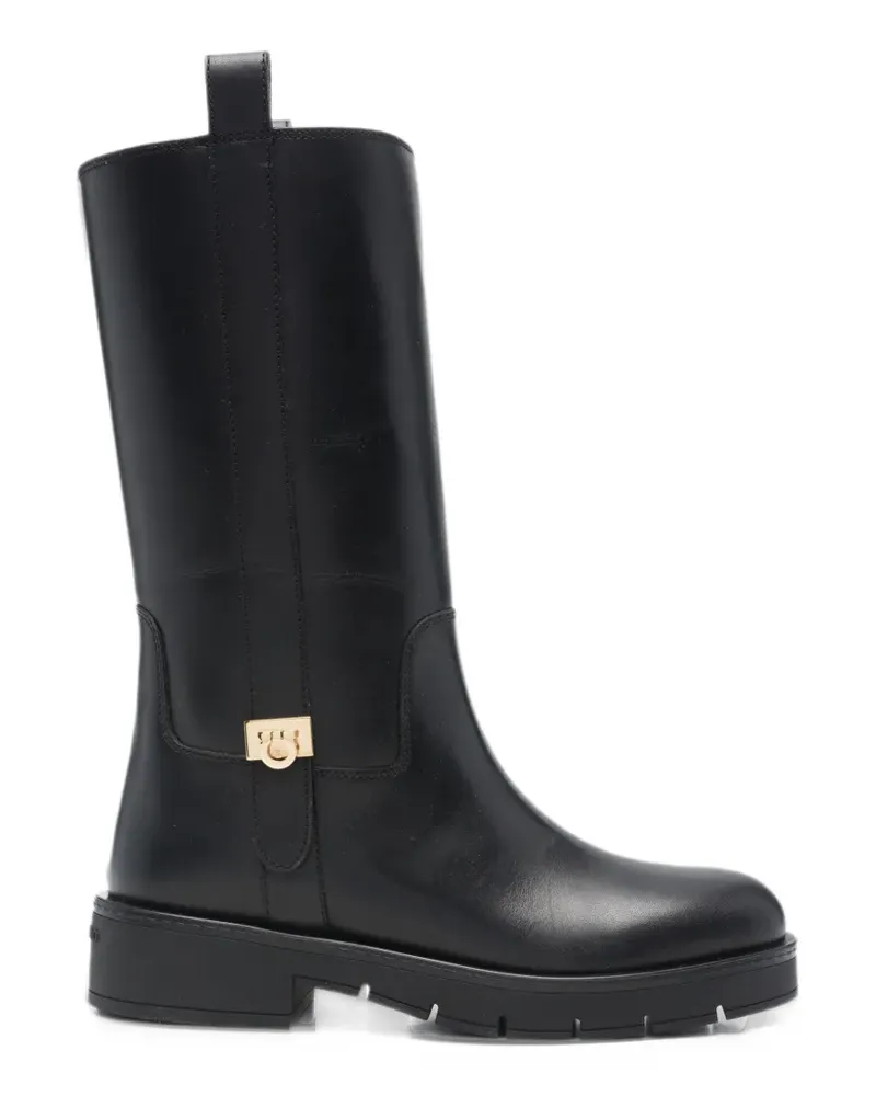Ferragamo Nyves Gancini boots - Schwarz Schwarz