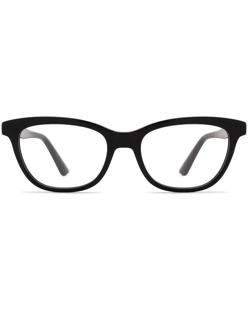 Alexander McQueen Cat-Eye-Brille - Schwarz Schwarz
