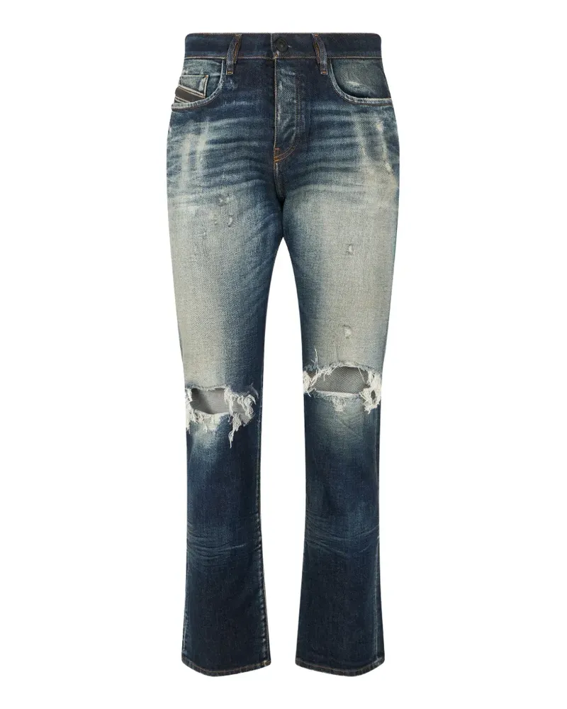 Diesel distressed faded jeans - Blau Blau