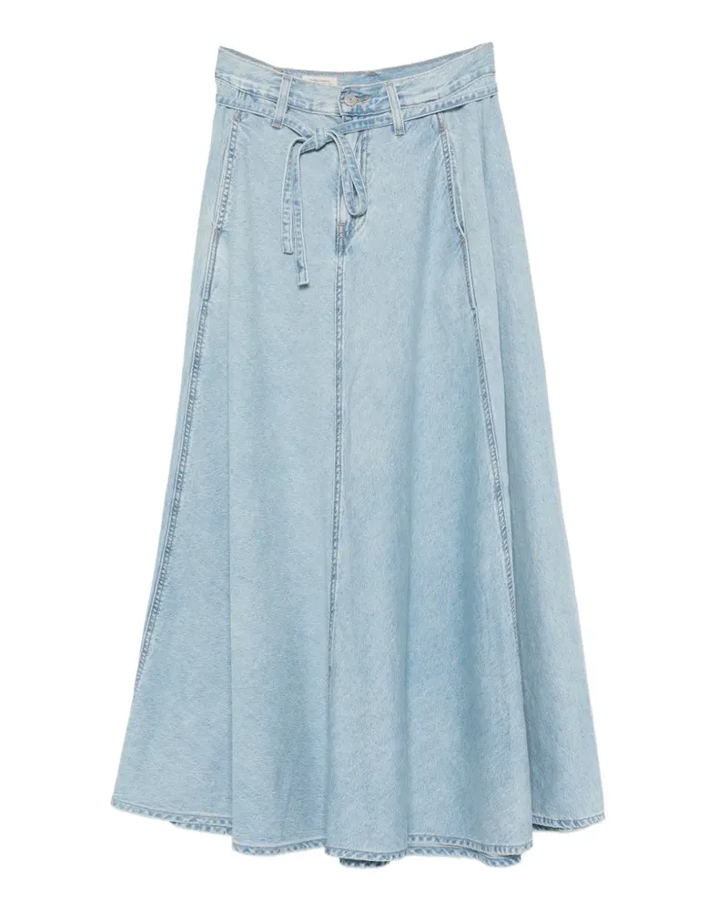 Levi's Jeansrock mit Bindegürtel - Blau Blau