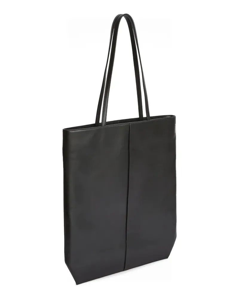 Jil Sander Linea Tote Bag aus Leder - Schwarz Schwarz
