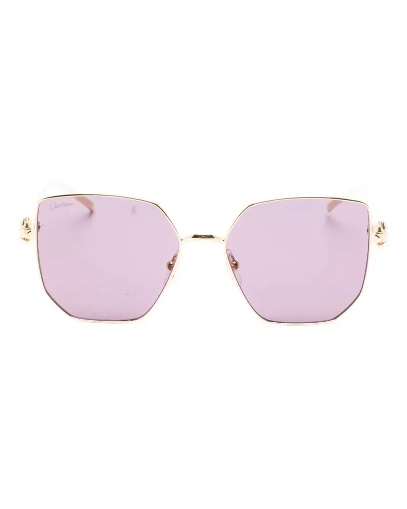 Cartier square-frame sunglasses - Gold Gold
