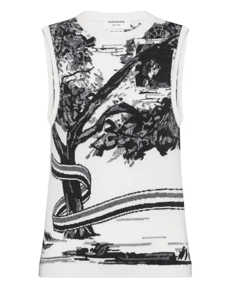 Thom Browne Hector Top - Weiß Weiß