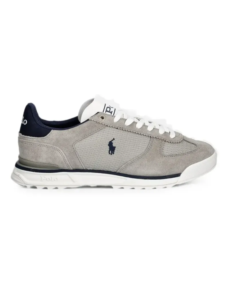 Ralph Lauren logo-embroidered panelled sneakers - Grau Grau