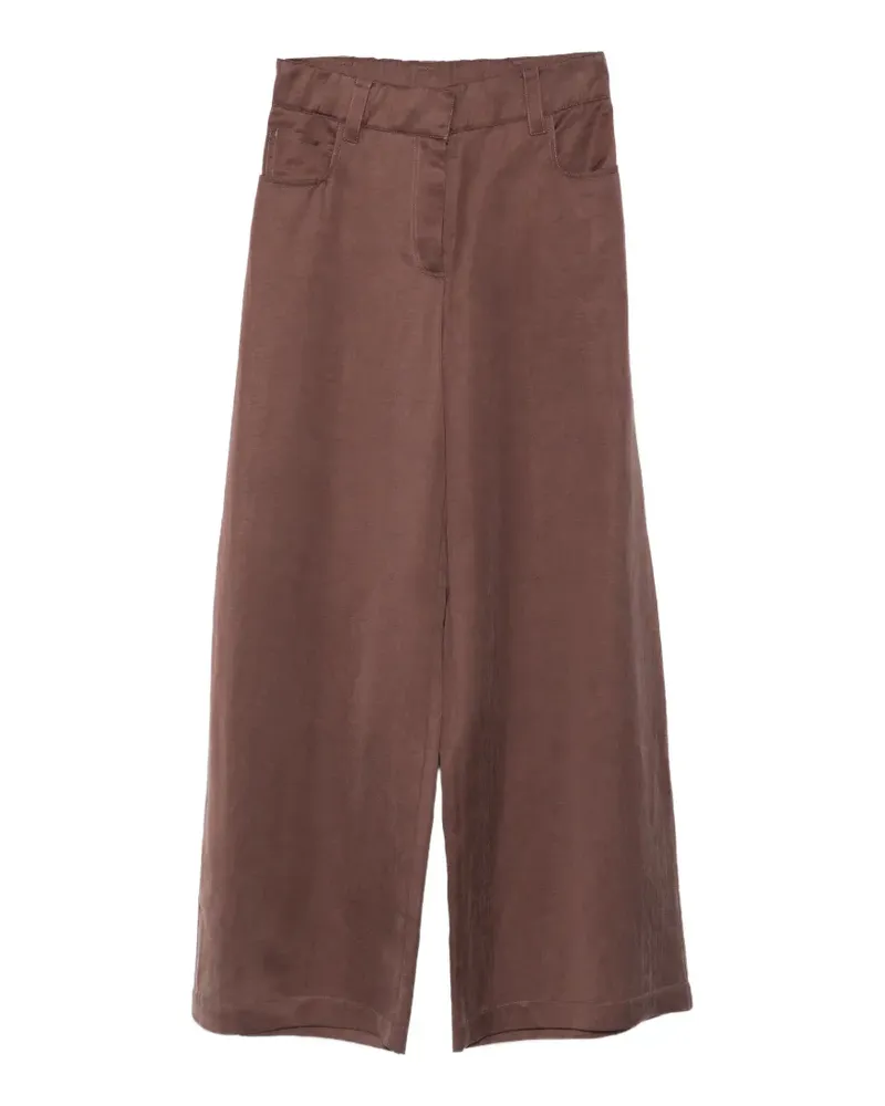 ALYSI wide-leg trousers - Braun Braun