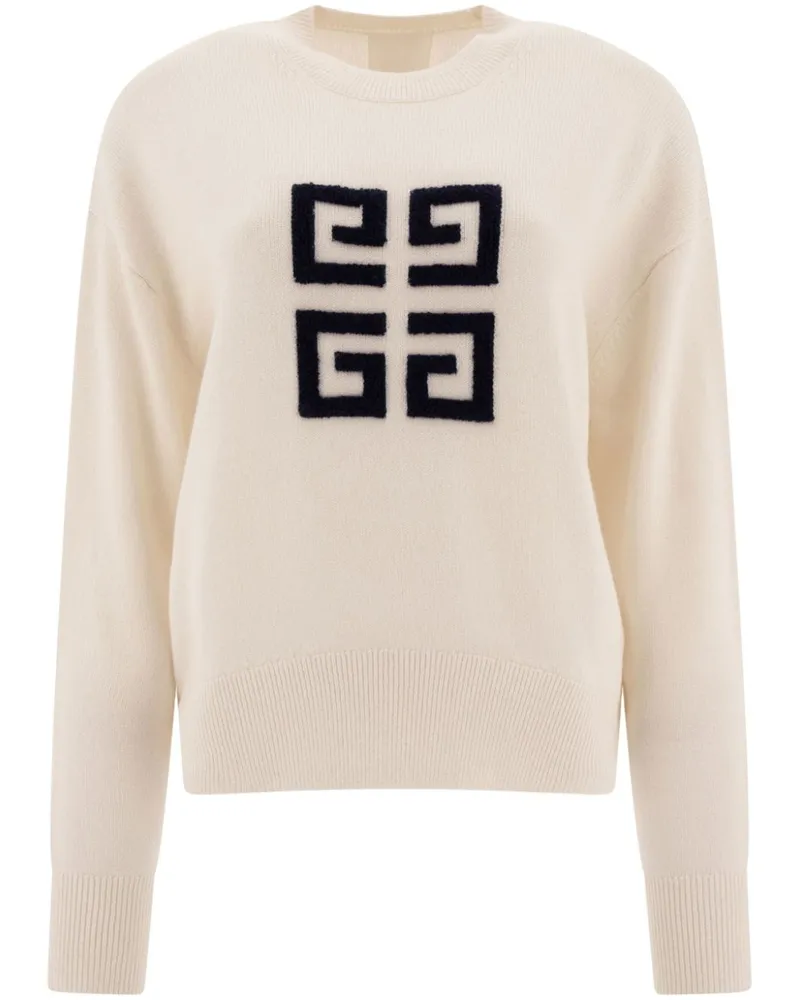Givenchy Kaschmirpullover mit 4G - Weiß Weiß