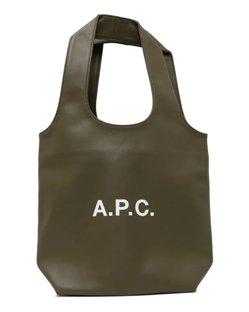 A.P.C. Ninon Tote Bag - Grün Grün