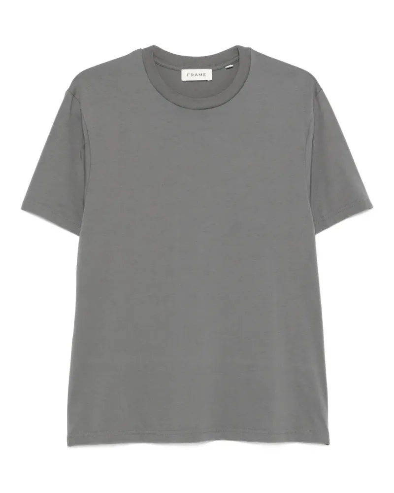 Frame Denim T-Shirt mit Rundhalsausschnitt - Grau Grau