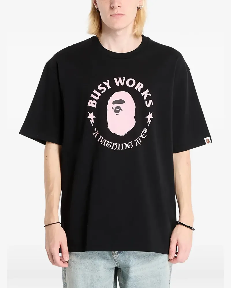 BAPE relaxed fit T-shirt - Schwarz Schwarz