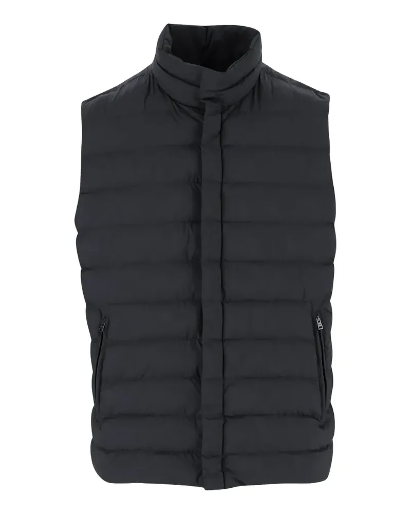 Herno Wattierte Jacke mit Stehkragen - Blau Blau