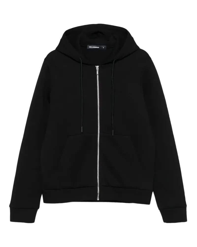 Karl Lagerfeld zip-up hoodie - Schwarz Schwarz