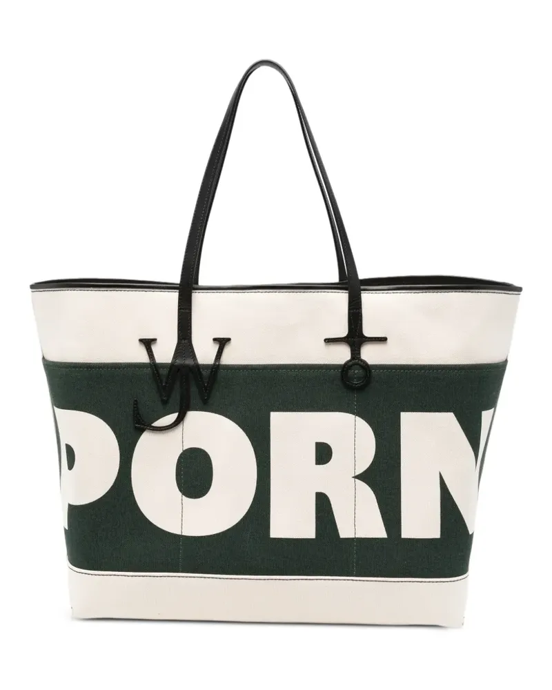 J.W.Anderson Handtasche mit Logo-Schild - Nude Nude
