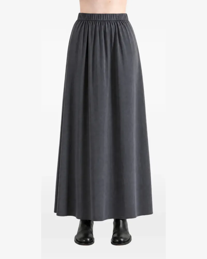 AMOMENTO gathered elasticated-waist skirt - Grau Grau