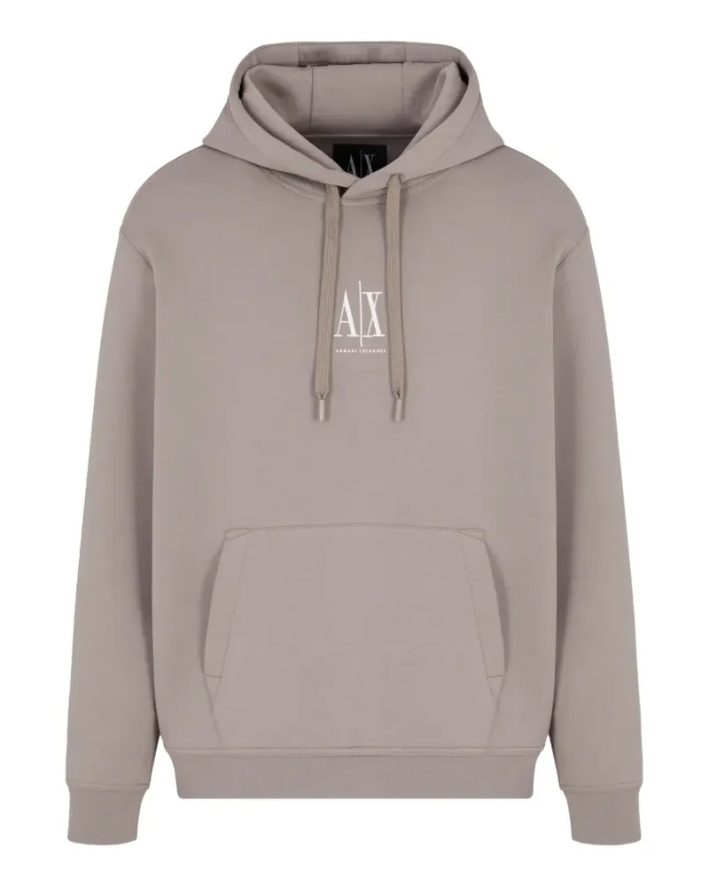 Armani Exchange Hoodie mit Logo - Braun Braun