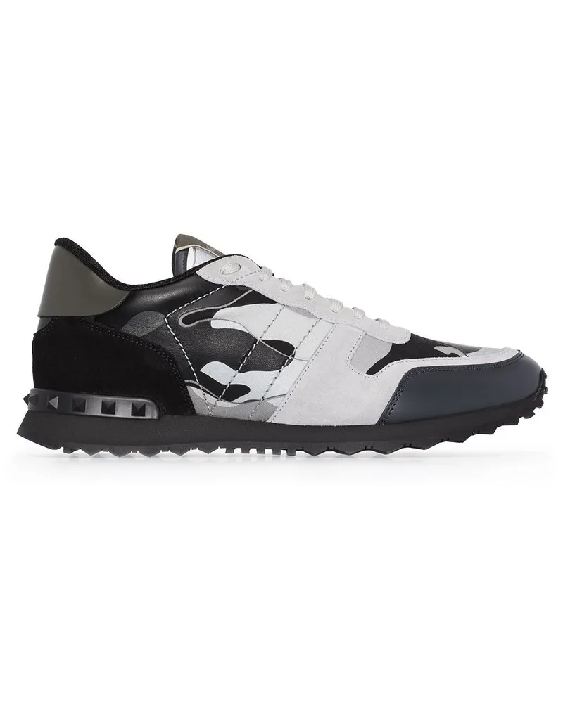 Valentino Garavani Rockrunner Camouflage Sneakers - Grau Grau