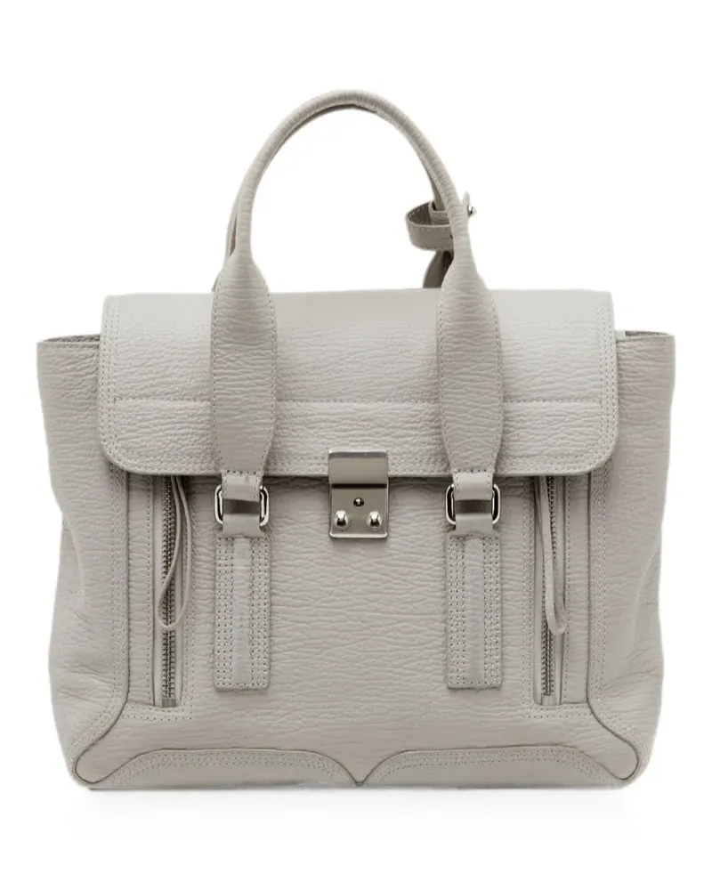 3.1 phillip lim Pashli leather satchel bag - Grau Grau