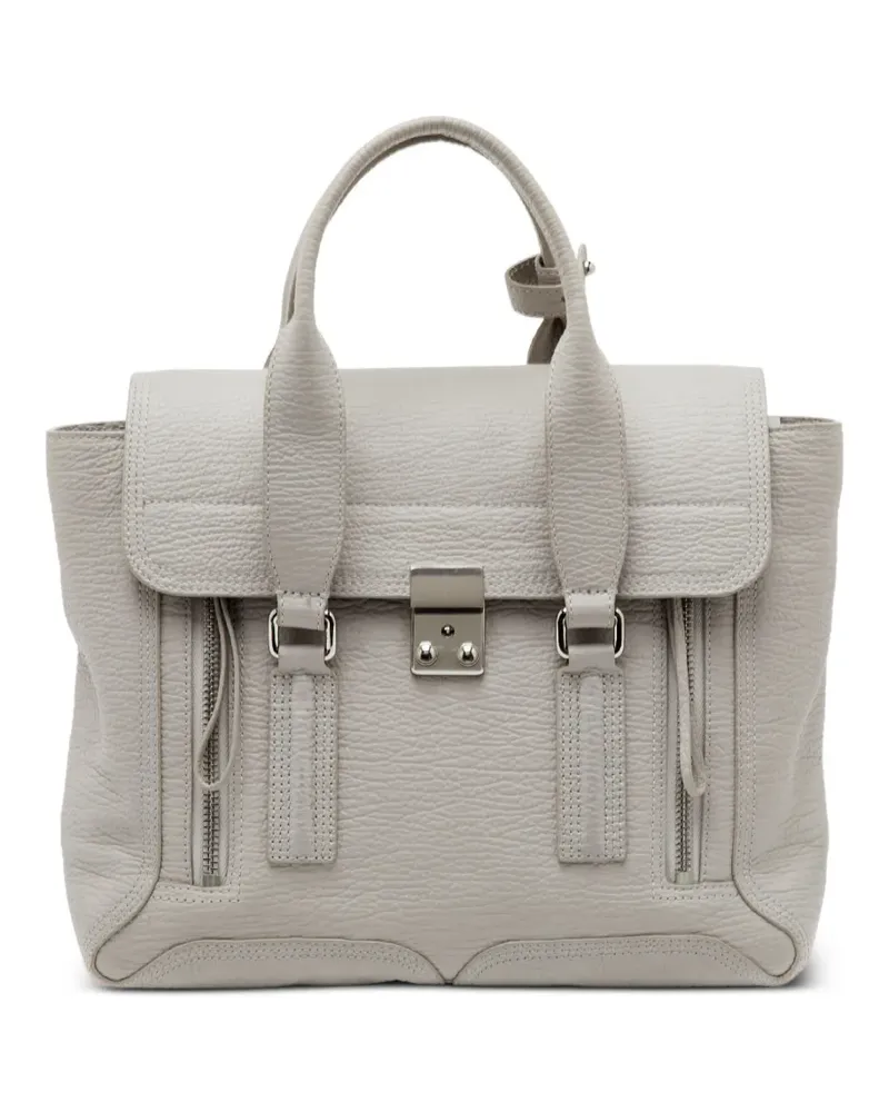 3.1 phillip lim Pashli leather satchel bag - Grau Grau