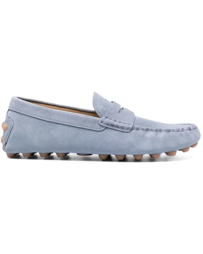 TOD'S Gommino Loafer aus Wildleder - Blau Blau