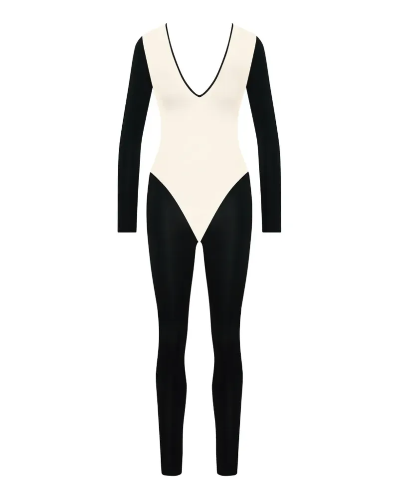 Maison Close Rückenfreier Pure Tentation Catsuit - Schwarz Schwarz