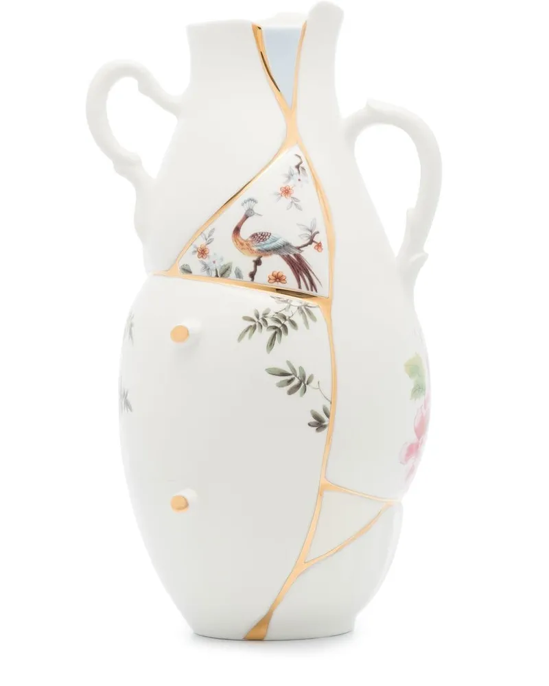 Seletti Kintsugi Vase - Weiß Weiß