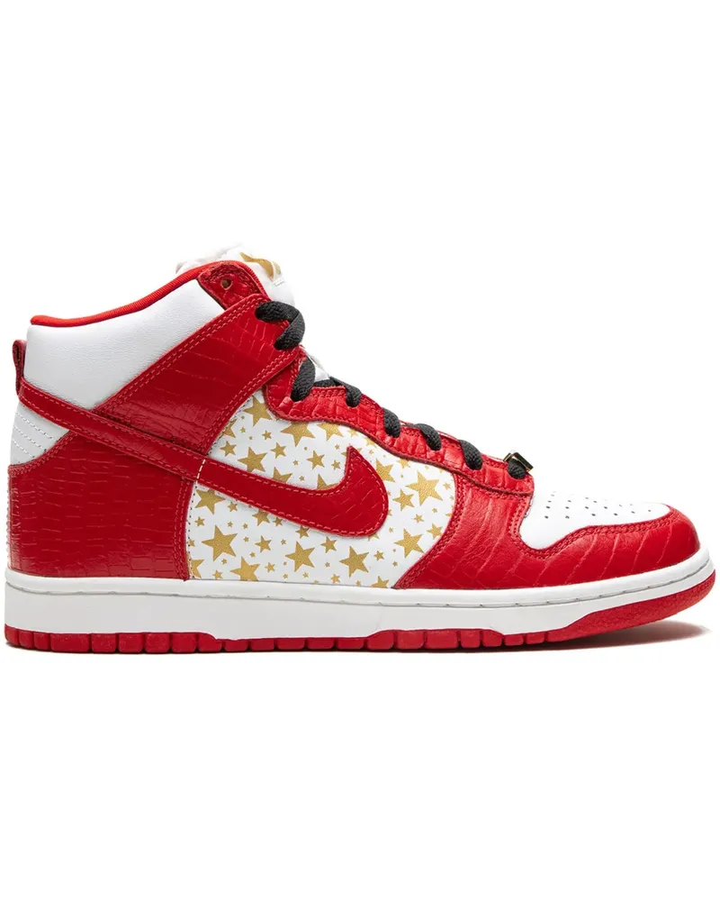 Nike x Supreme SB Dunk High Pro Sneakers - Weiß Weiß
