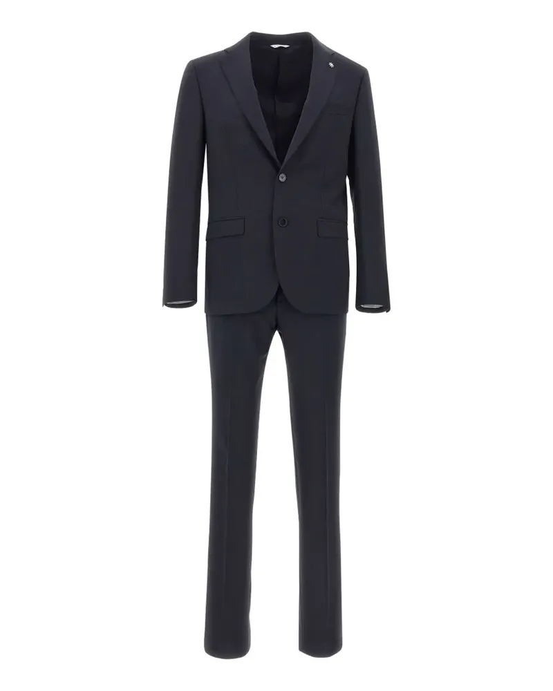 Manuel Ritz single-breasted slim-fit suit - Blau Blau