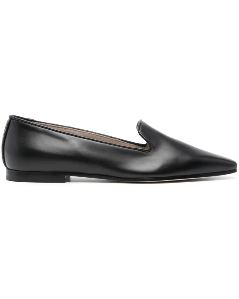 Fabiana Filippi Loafer mit Strass - Schwarz Schwarz