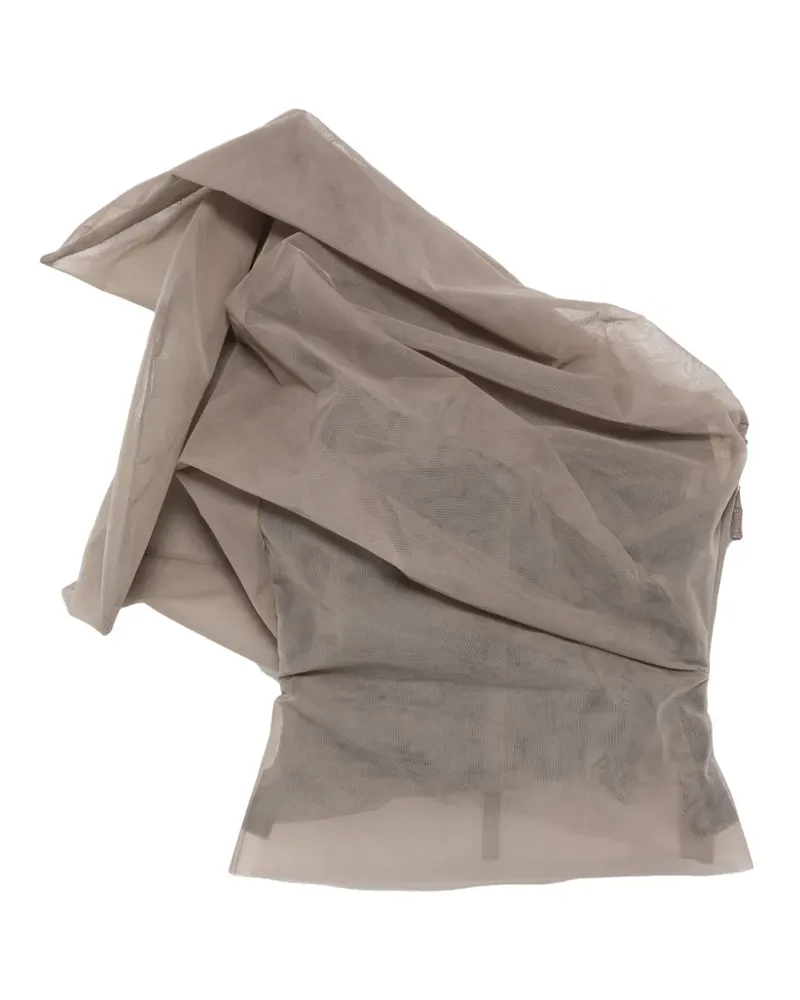 Rick Owens Claudia draped top - Grau Grau
