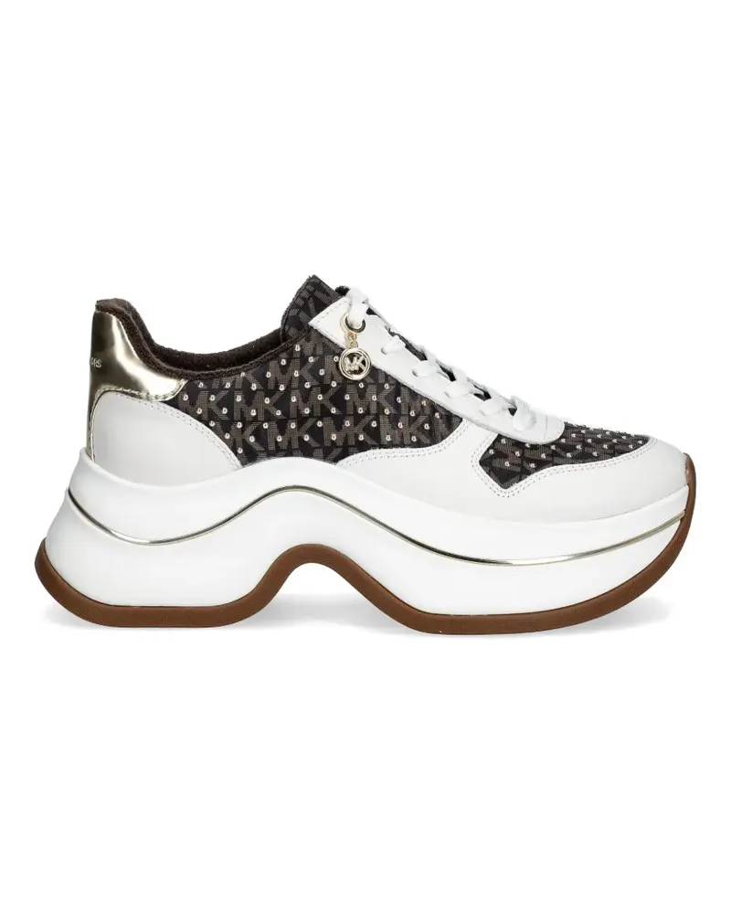 Michael Kors Arla Sneakers mit Logo-Detail - Weiß Weiß