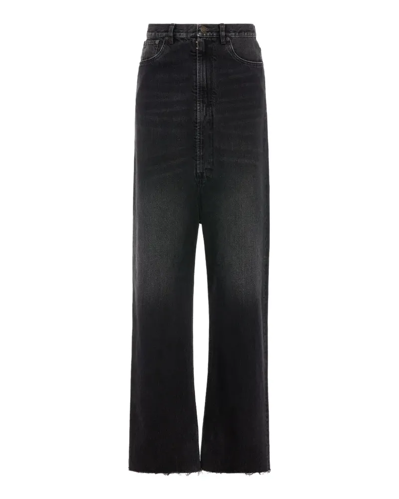 Maison Margiela Jeans mit Gürtelschlaufen - Schwarz Schwarz