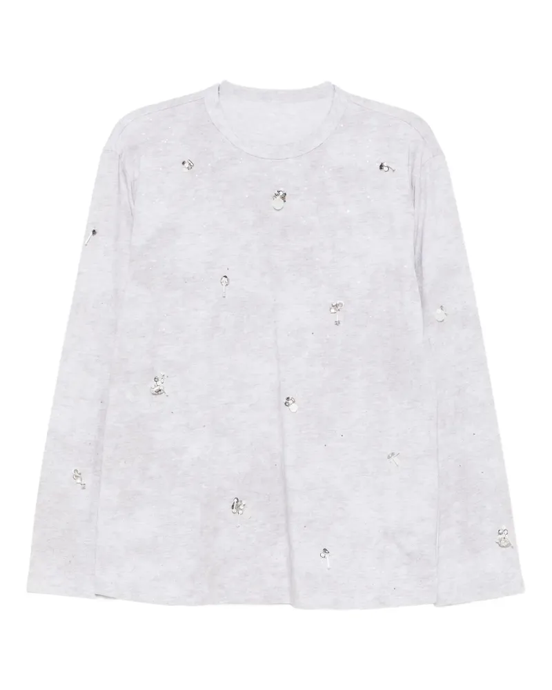 JNBY Klassisches Langarmshirt - Grau Grau