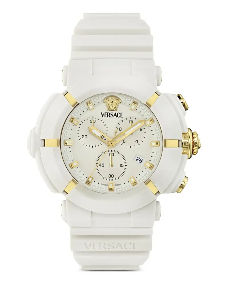 Versace Real Active Chrono 45mm watch - Weiß Weiß
