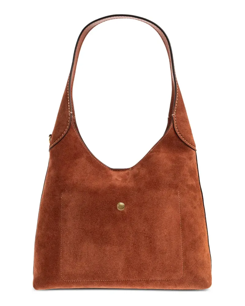 Coach 28 Brooklyn topstitch leather shoulder bag - Braun Braun