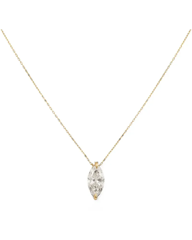 PERSEE Perlee Halskette mit Diamant - Gold Gold