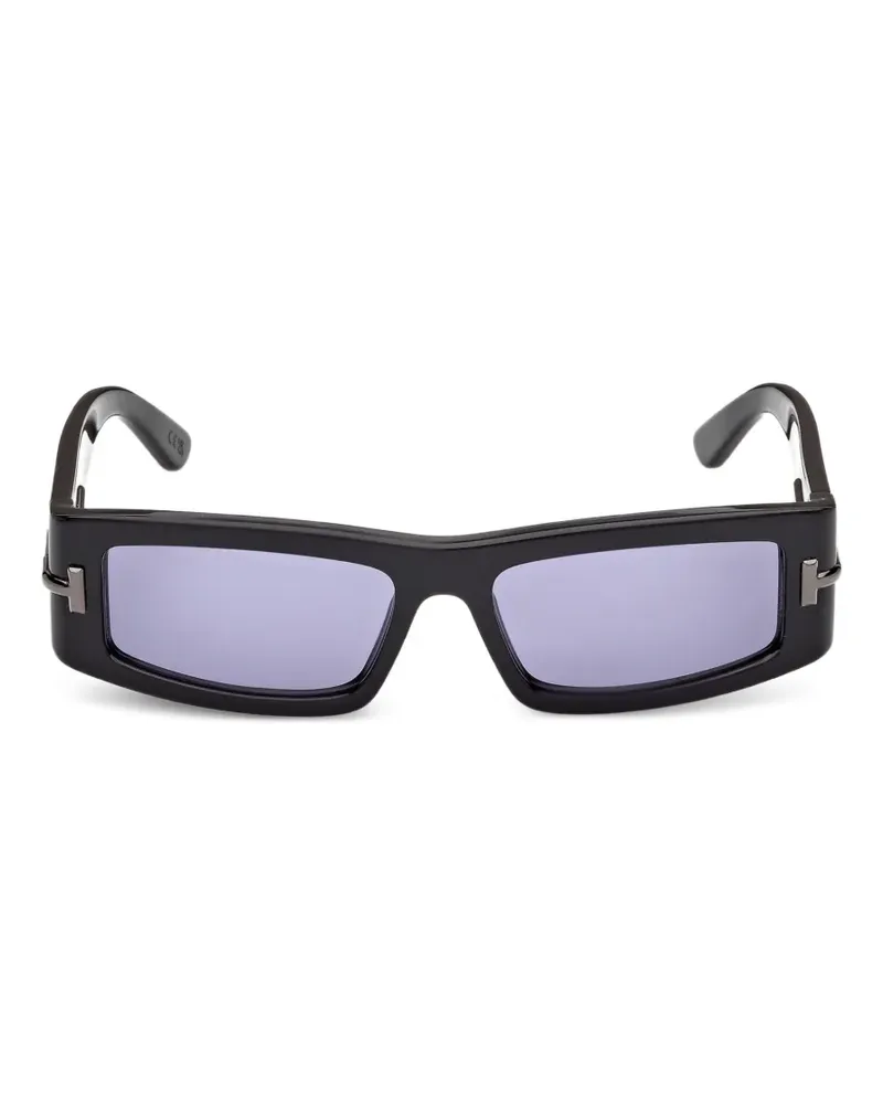 Tom Ford Icon rectangle-frame sunglasses - Schwarz Schwarz
