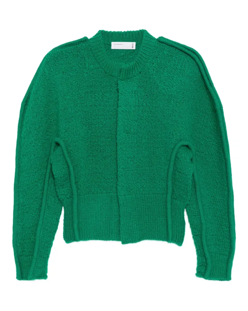 Toga Cardigan mit Druckknöpfen - Grün Grün