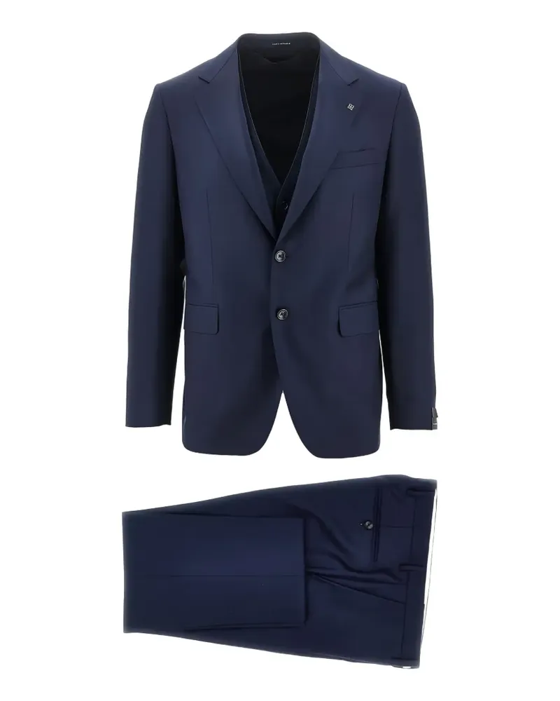 Tagliatore Dreiteiliger Anzug - Blau Blau