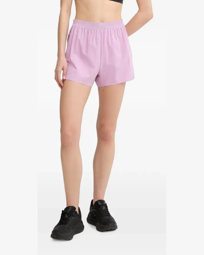 ON logo-print elasticated-waist shorts - Violett Violett