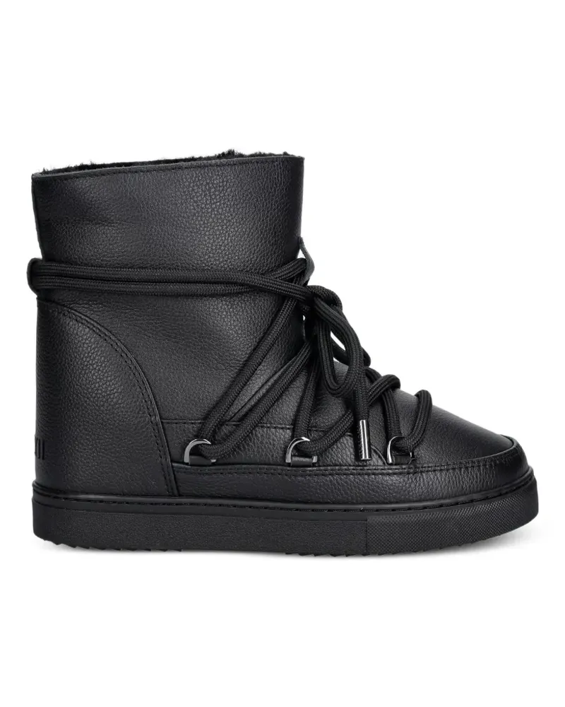 INUIKII Schnürstiefel aus Leder - Schwarz Schwarz
