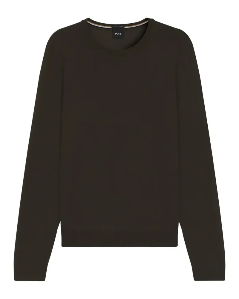 HUGO BOSS crew-neck jumper - Braun Braun
