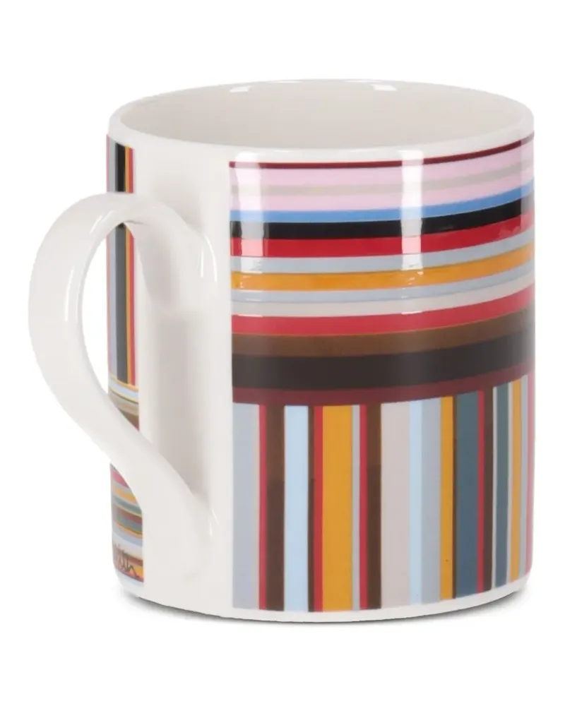 Paul Smith Signature Stripe Tasse - Weiß Weiß