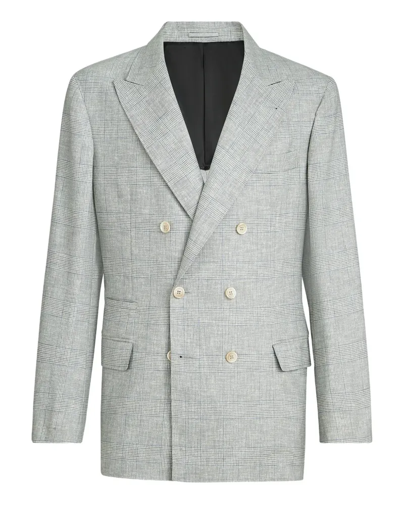 Brunello Cucinelli Doppelreihiges Sakko - Grau Grau