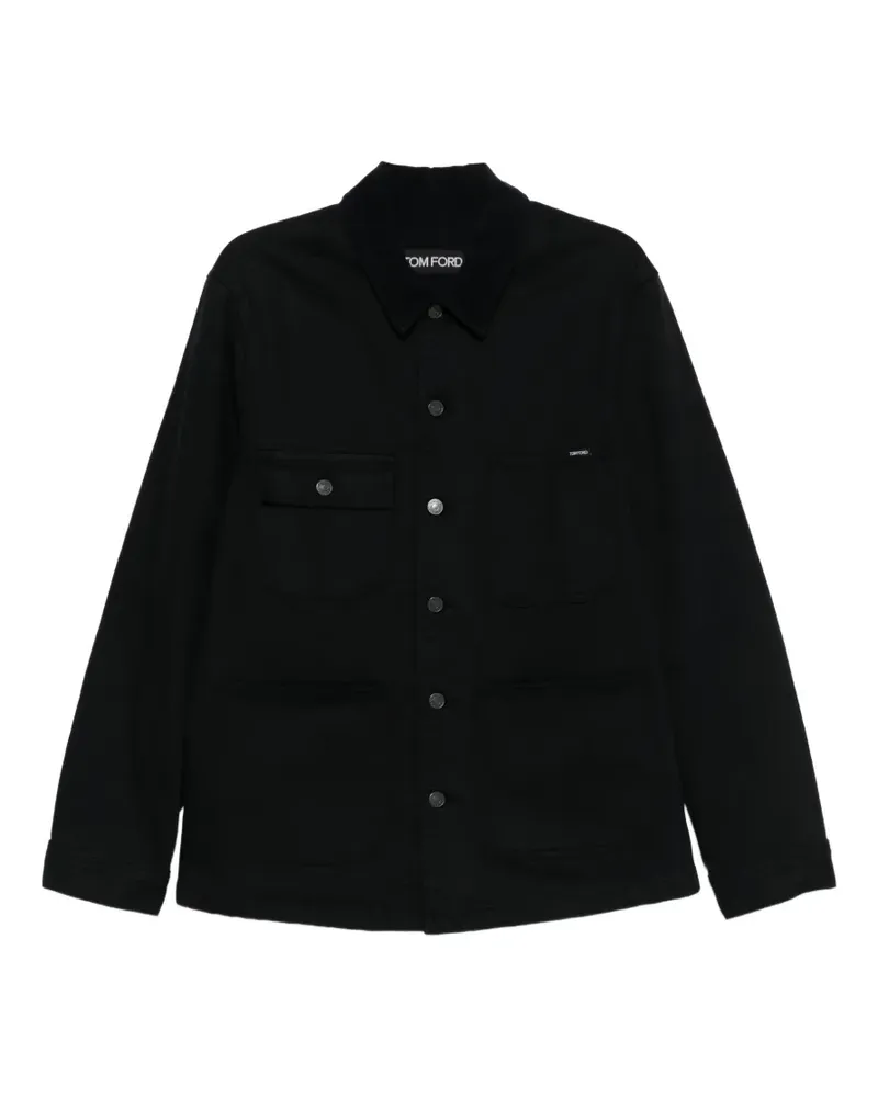 Tom Ford Jacke mit mehreren Taschen - Schwarz Schwarz