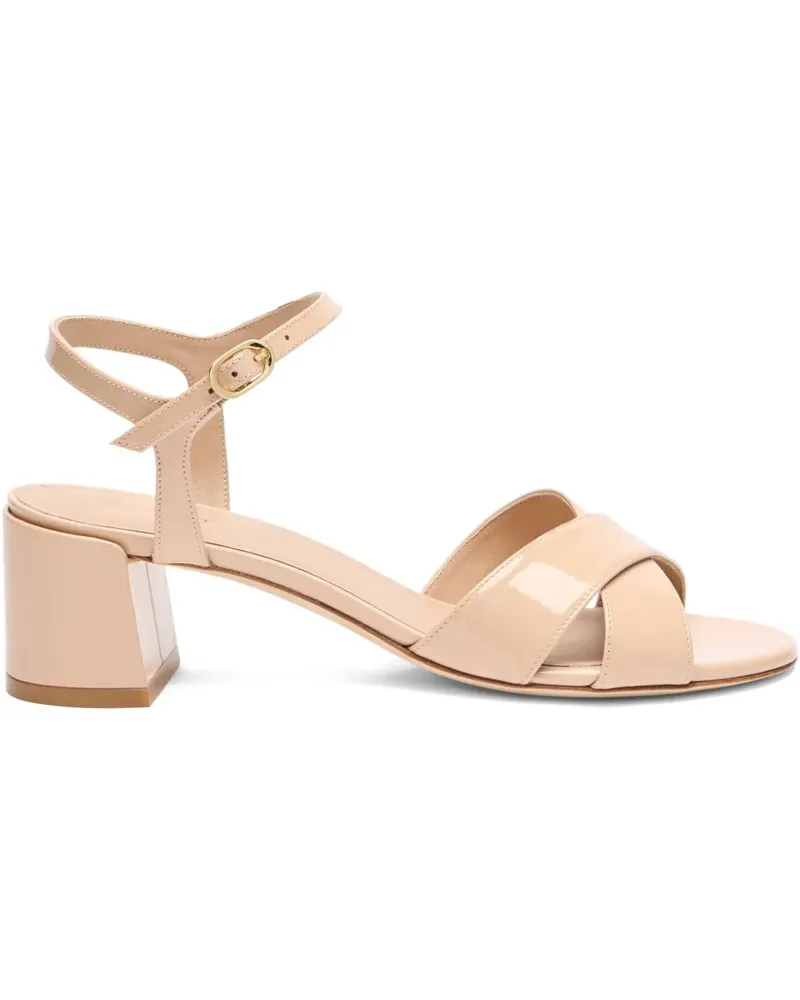 Stuart Weitzman Dayna Sandalen 50mm - Nude Nude