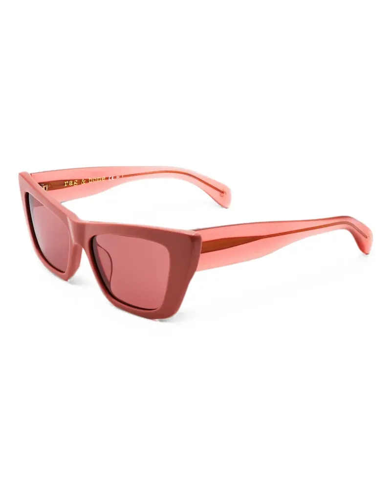 Rag & Bone Cat-Eye-Sonnenbrille - Rot Rot