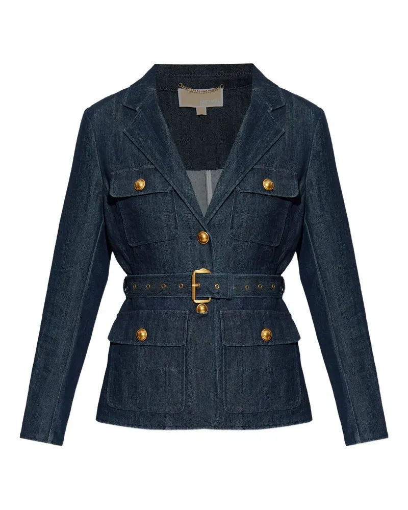 Michael Kors Jeansjacke mit Gürtel - Blau Blau