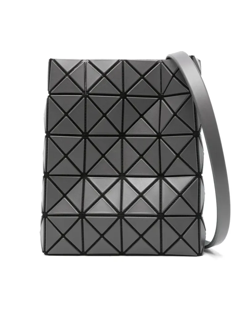 Issey Miyake Prism Matte Schultertasche - Grau Grau