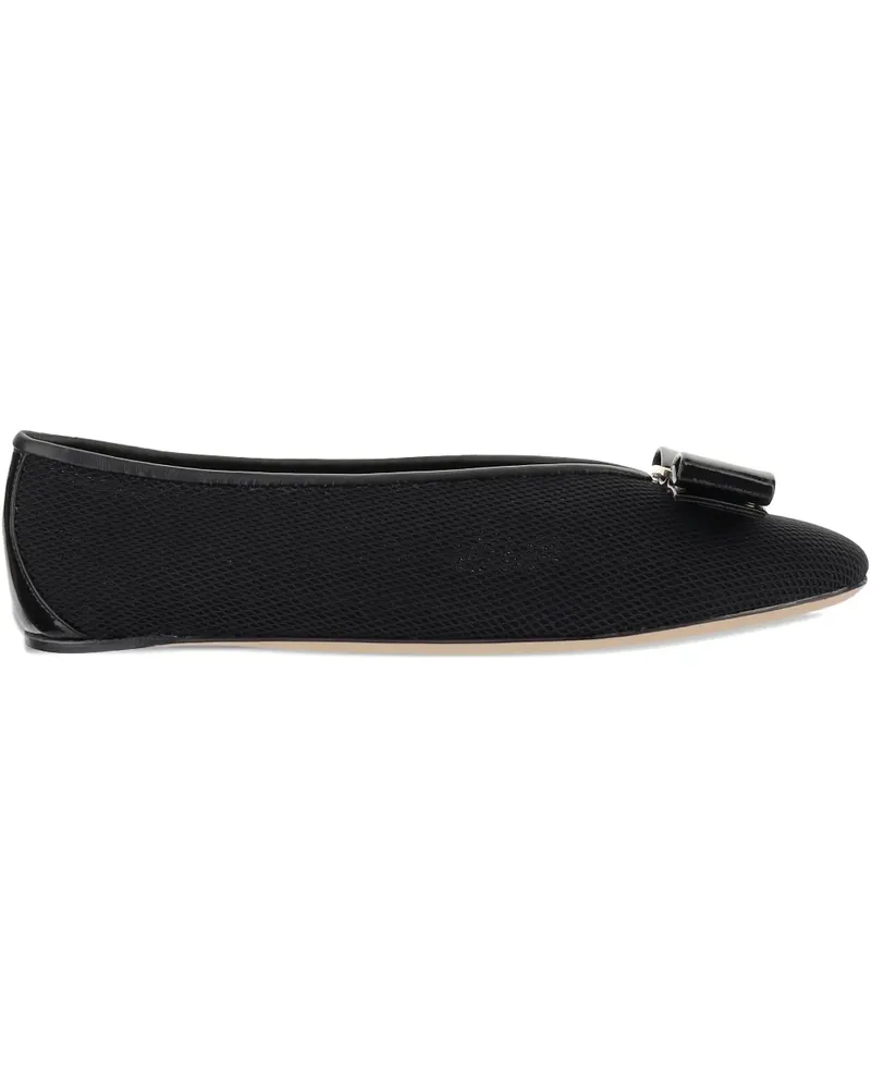 Ferragamo Ballerinas mit Vara-Schleife - Schwarz Schwarz