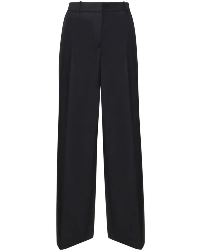 Pinko Hose mit weitem Bein - Schwarz Schwarz
